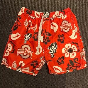 Wes & Willy
Ohio State Buckeyes Men's Floral Swim trunks Size L